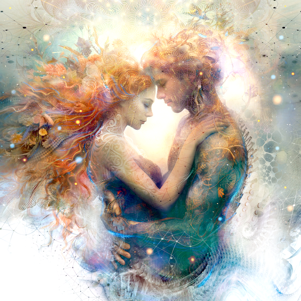 divine union twinflame misprint art